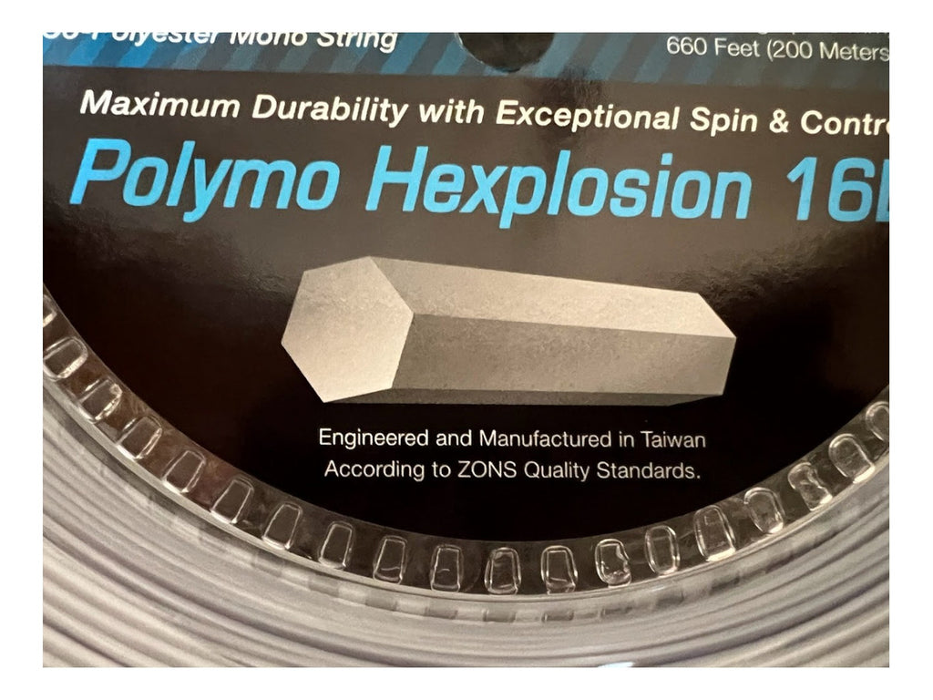 Rollo De Cuerda Zons Polymo Hexplosion Plateado 16l