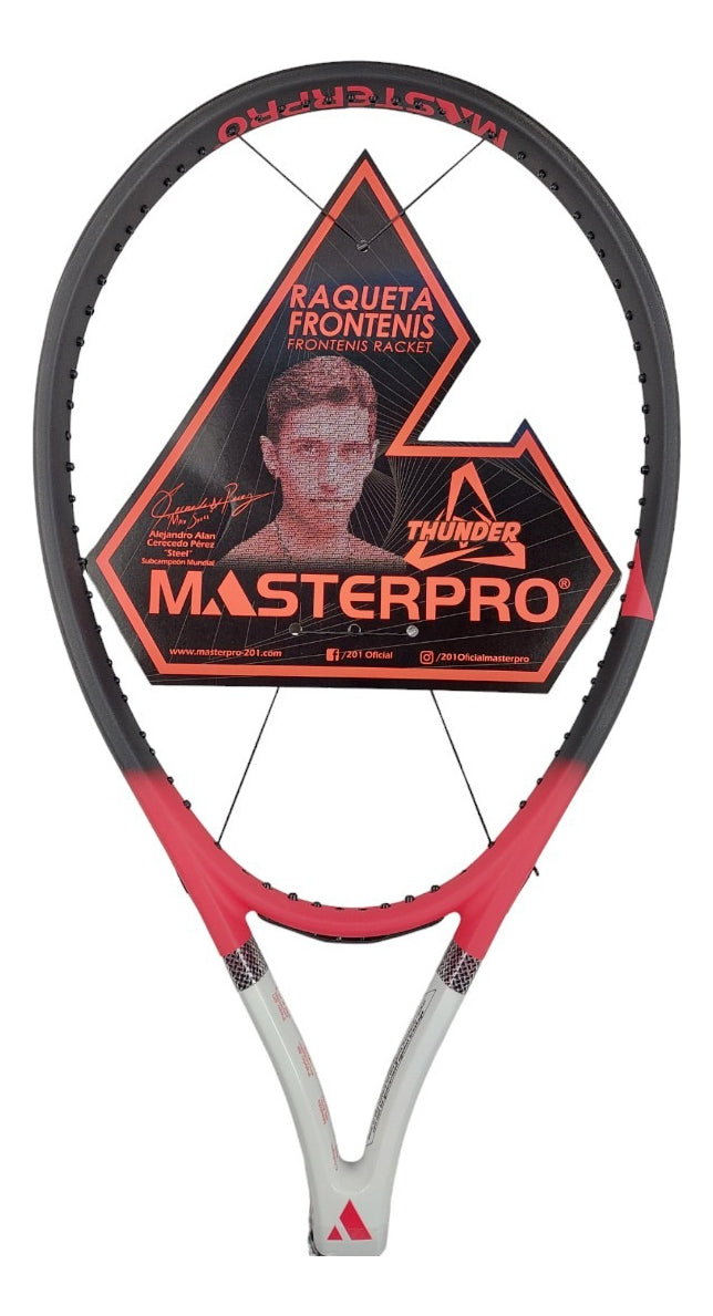 Raqueta Para Frontenis Master Pro 3.0 Clásica Thunder  1/8