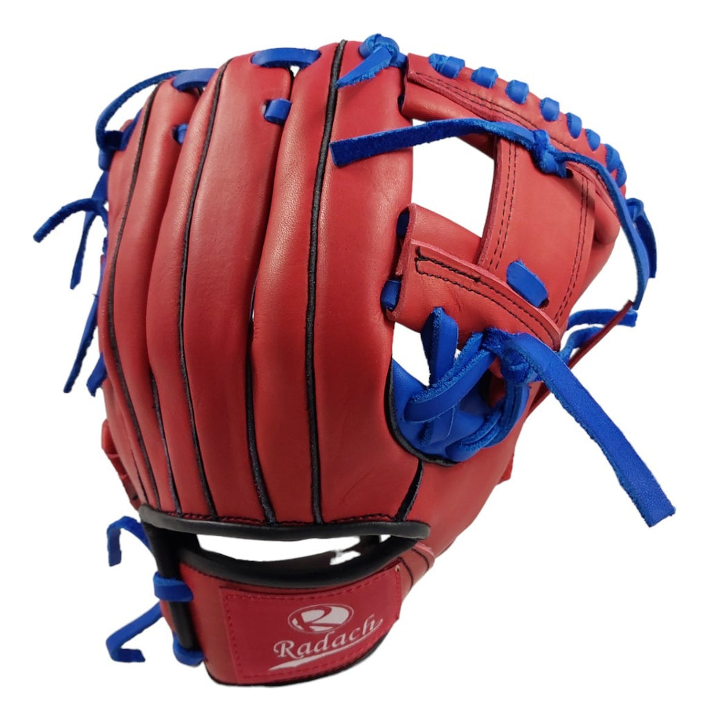 Guante De Beisbol Radach Pro Cuadro I 11.25in Rojo Azul