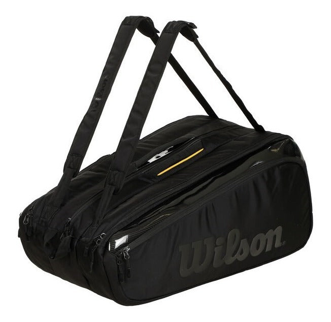 Raquetero Super Tour 15pk Pro Staff Wilson Color Negro