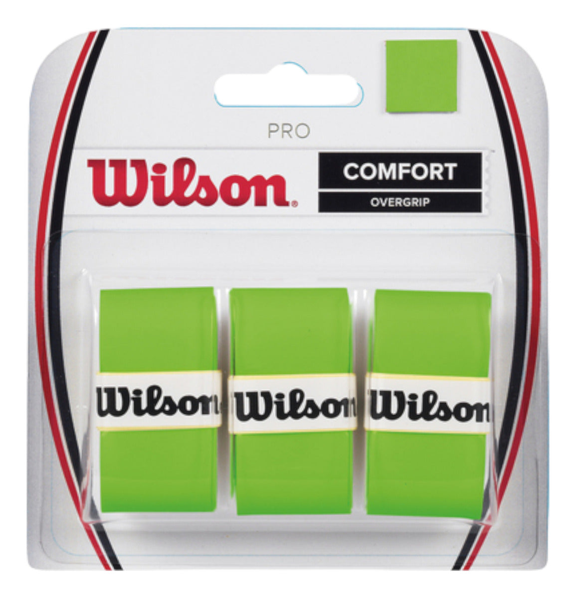 Pro Overgrip De Wilson Paquete Con 3 Overgrips Verde