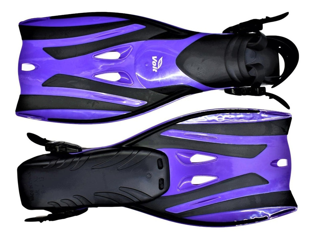 Set De Snorkel Triton Natación Voit Adulto Grande-xl Morado