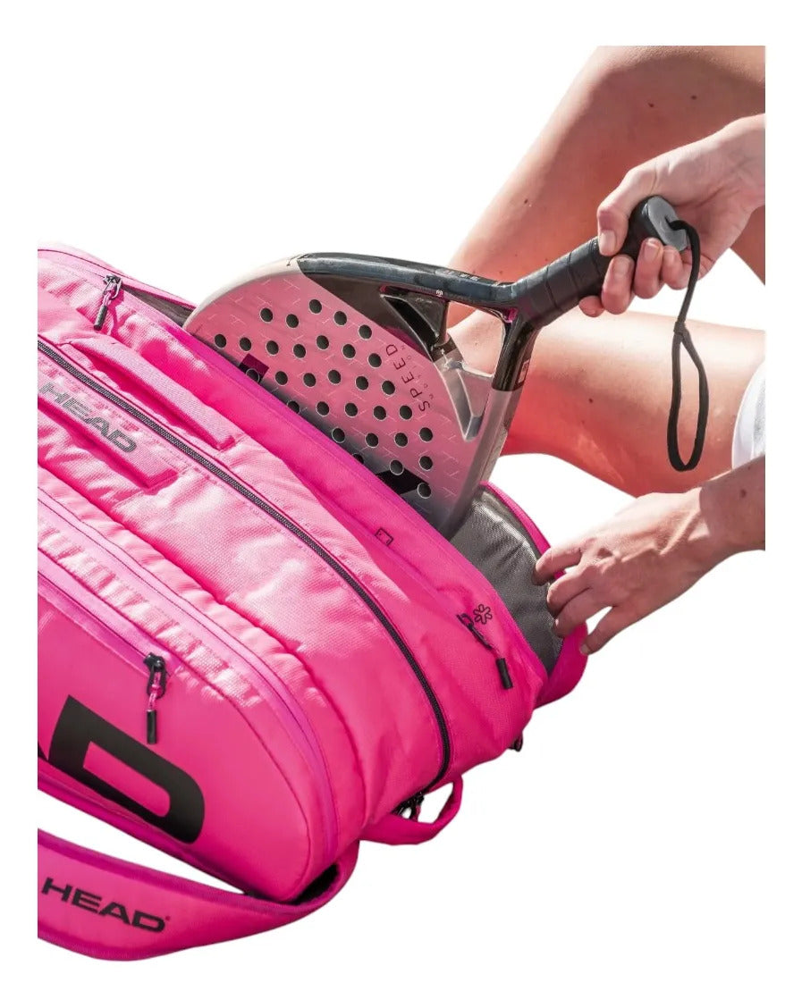 Paletero Pádel Head Tour L 40l Rosa Con Cct+