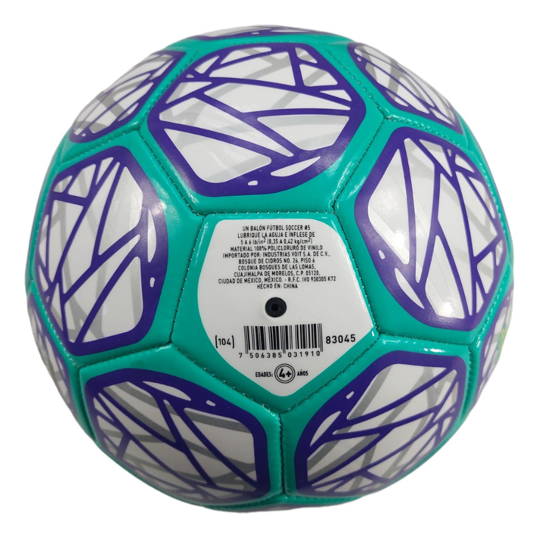 Balon Futbol #5 Voit Revolt Morado
