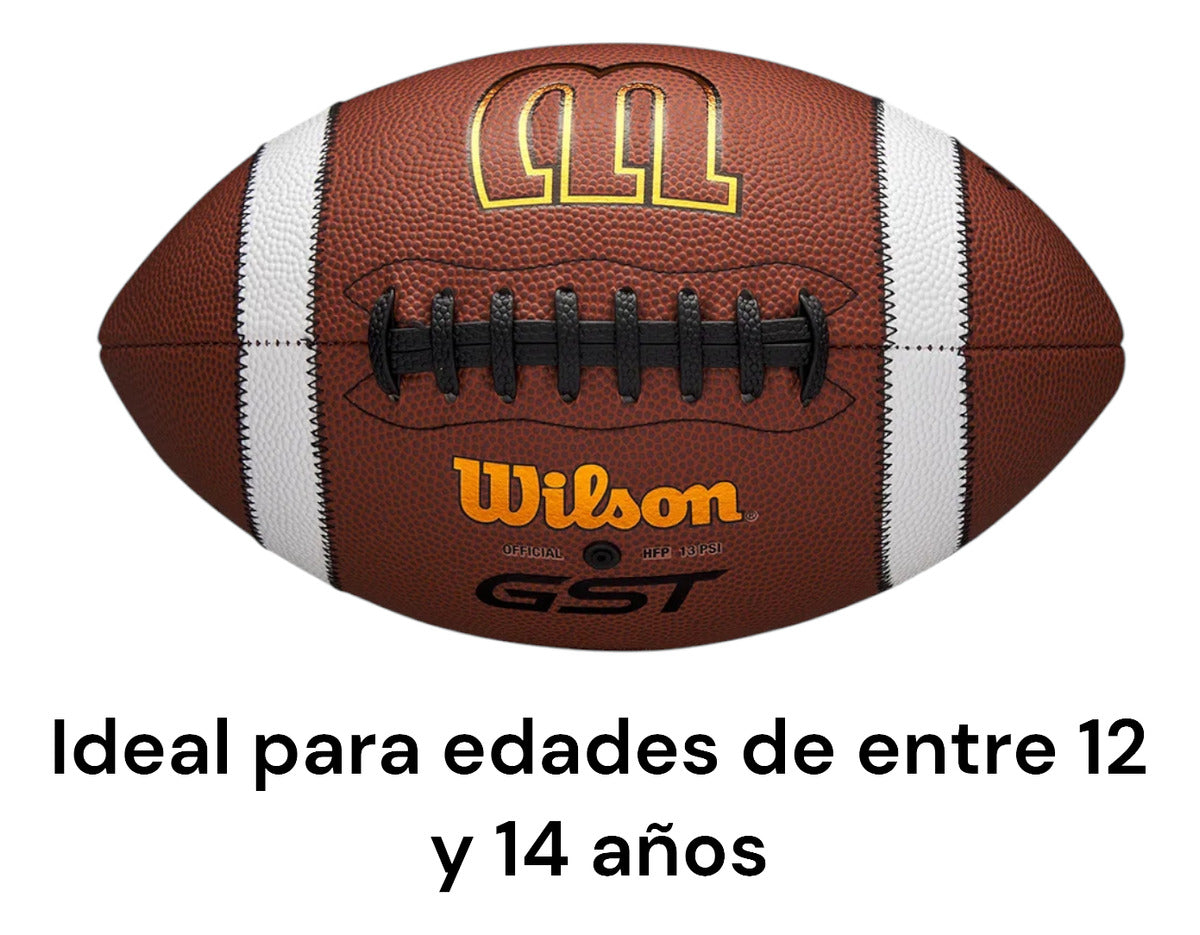 Balon De Futbol Americano Wilson Gst Speedskin Tdy