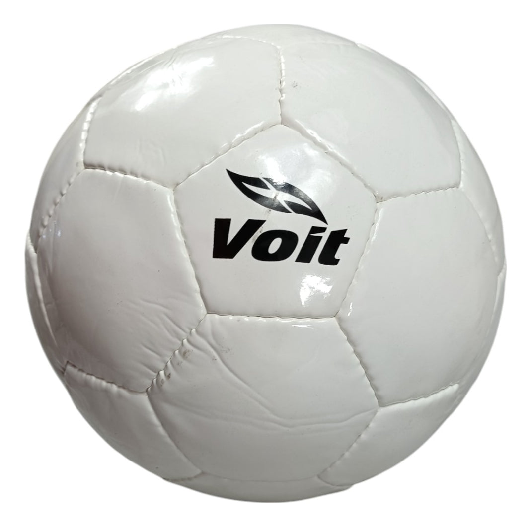 Balón De Fútbol No. 5 Voit White S300 Cosido A Mano Blanco