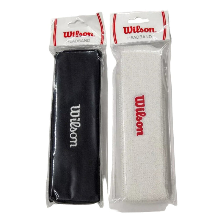 2 Pack De Bandanas Wilson Bandas Para Cabeza Negra Y Blanca