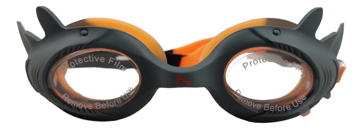 Goggle De Natación Hanop G596 Shark Junior Naranja