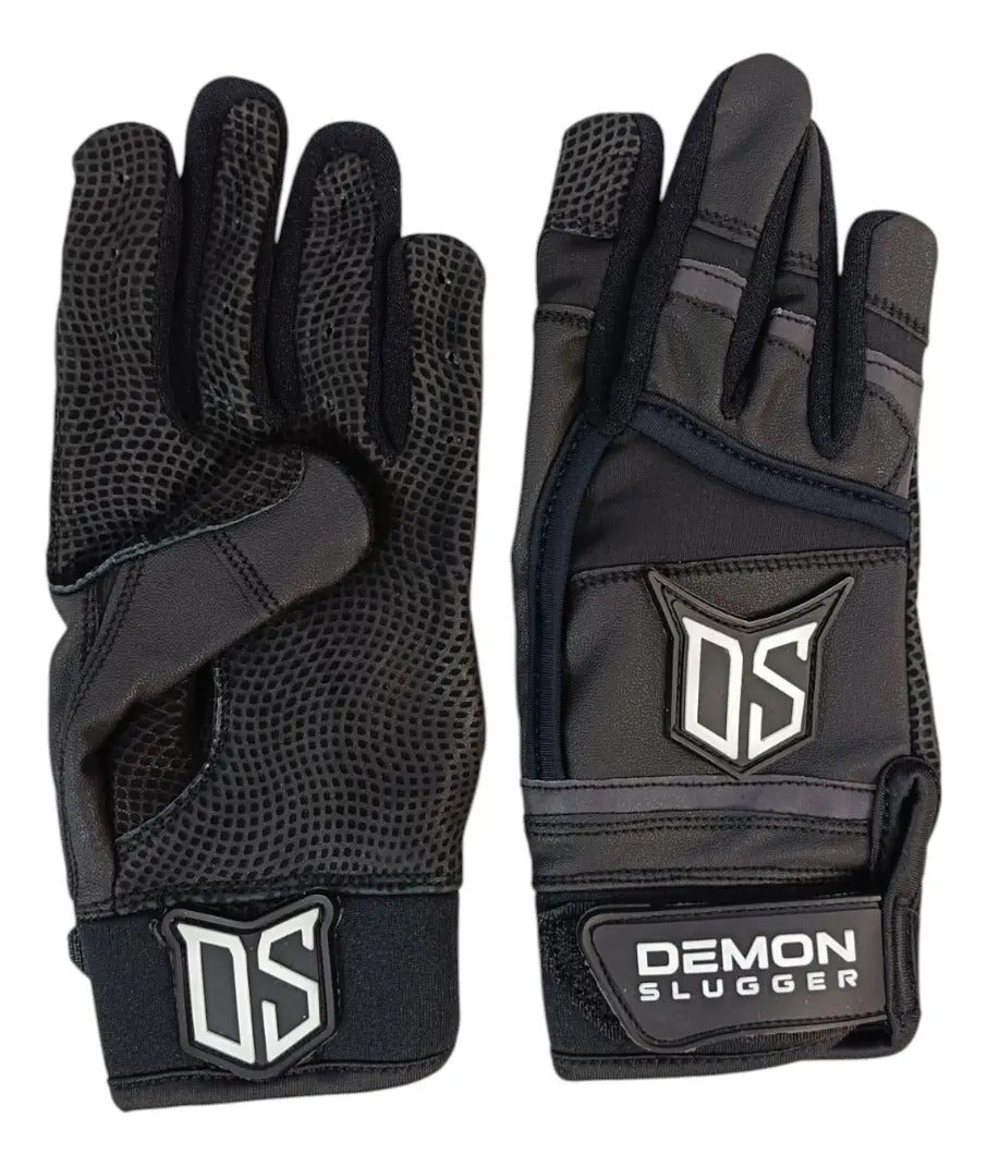 Guantes De Bateo Para Niño Demon Slugger Negro Beisbol Ys