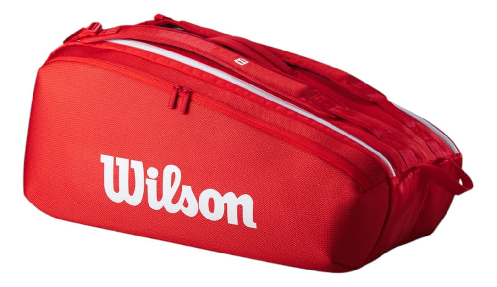 Raquetero Wilson Super Tour 9pk Rojo