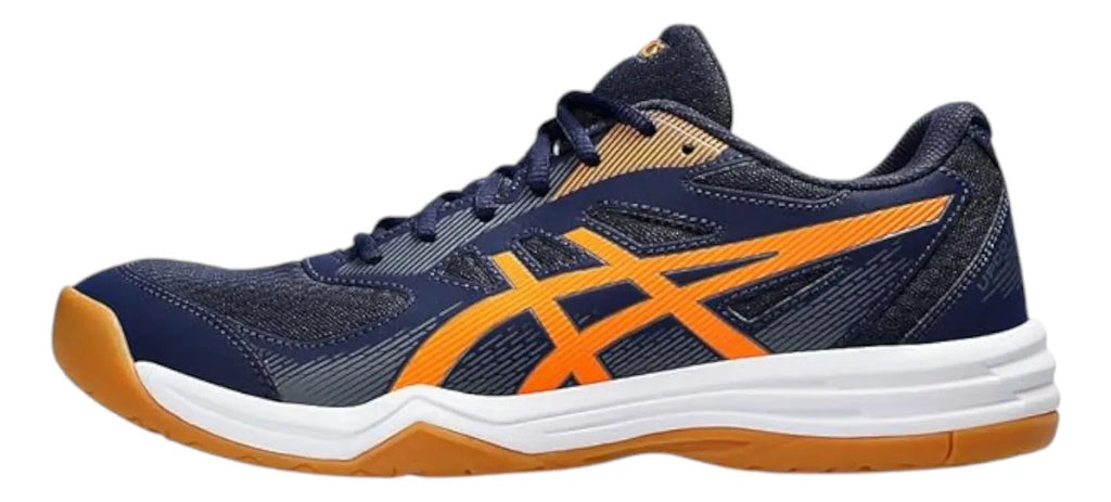 Tenis Asics Upcourt 5 Peacoat / Shocking Orange 8mx