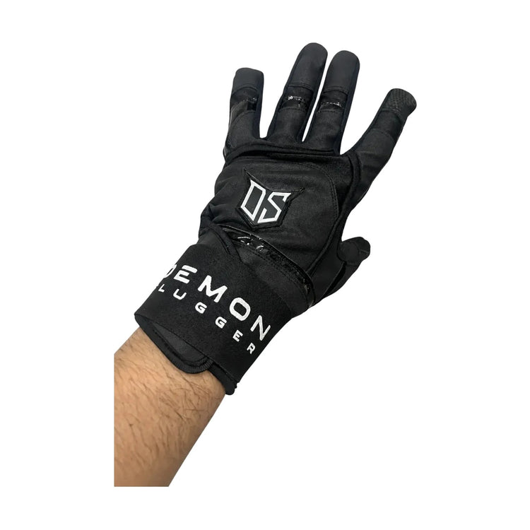 Guantes De Bateo Demon Slugger Long Cuff Negro L