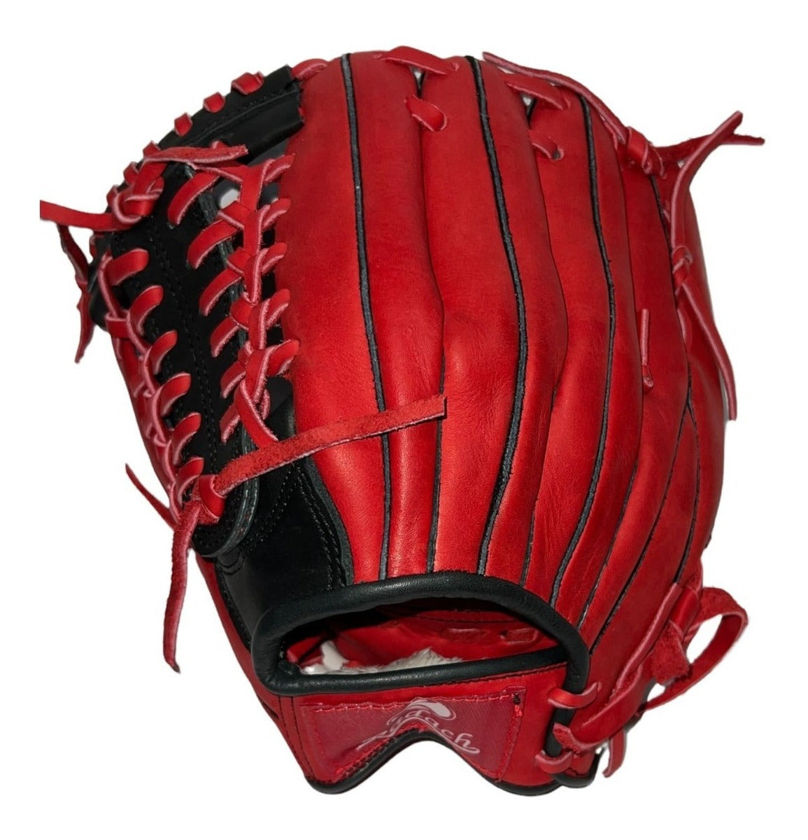Guante De Beisbol Radach Pro Cuadro K 11.75in Rojo Neg Zurdo