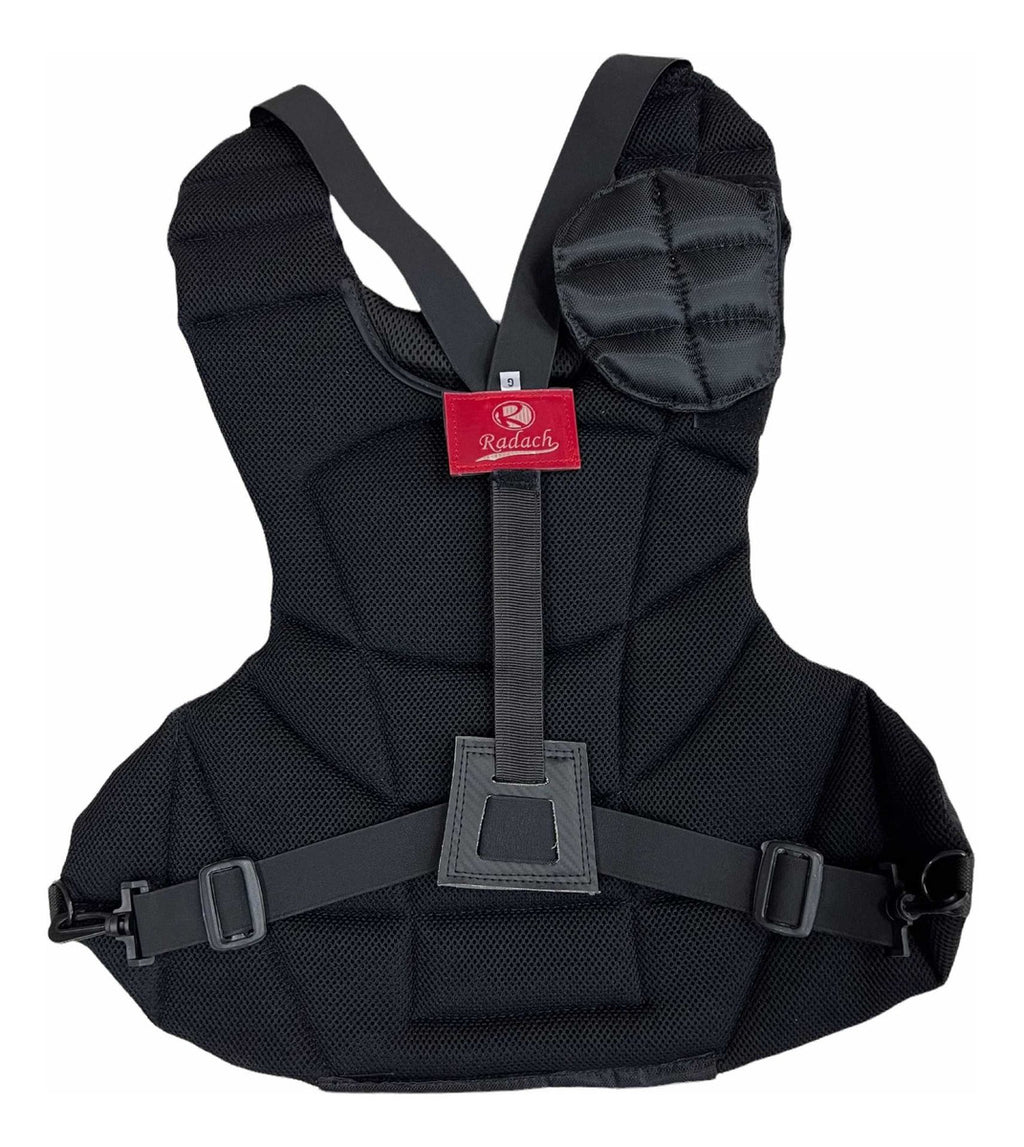 Peto Radach Para Catcher Béisbol Sóftbol Negro Grande