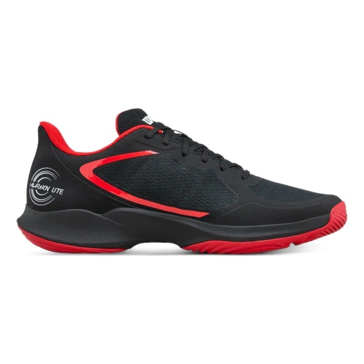 Tenis De Padel Wilson Hurakn Lite Negro Rojo 9mx