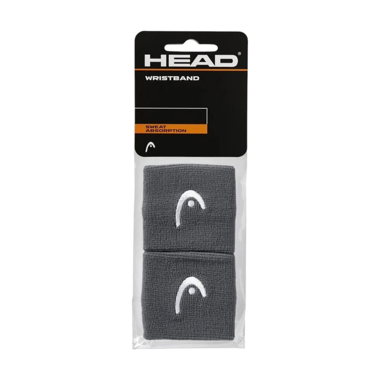Muñequera Head Wristband 2.5 Gris