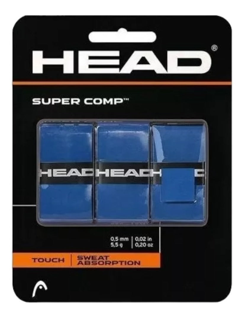 Overgrip Super Comp Azulde Head Con 3