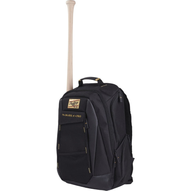 Backpack De Béisbol Rawlings Gold Collection Utility Black