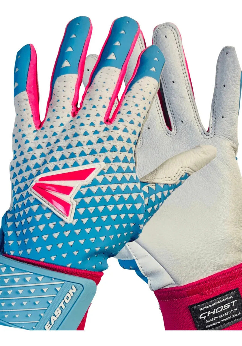 Guantes De Bateo Easton Ghost Nx Mujer Talla L Rosa