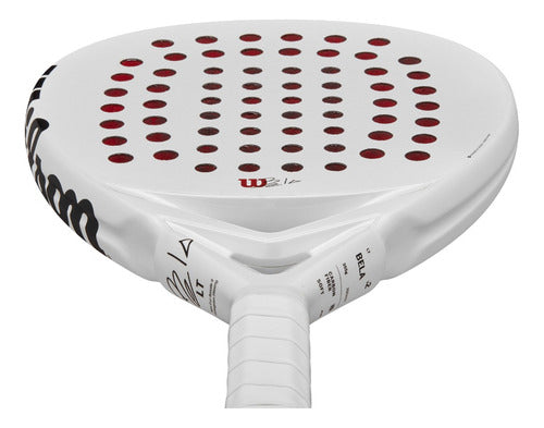 Pala De Pádel Raqueta Wilson Bela Lt V2 Paddle Color Blanco