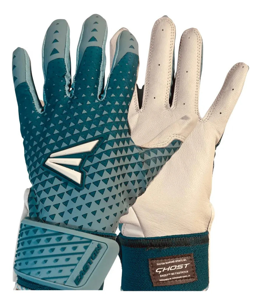 Guantes De Bateo Easton Ghost Nx Mujer Talla M Azul