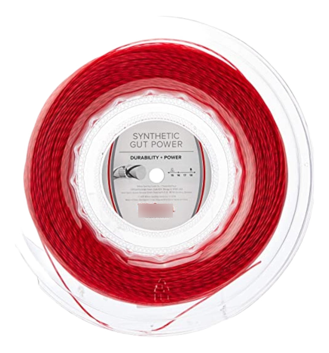 Rollo De Cuerda Wilson Synthetic Gut Power Rojo