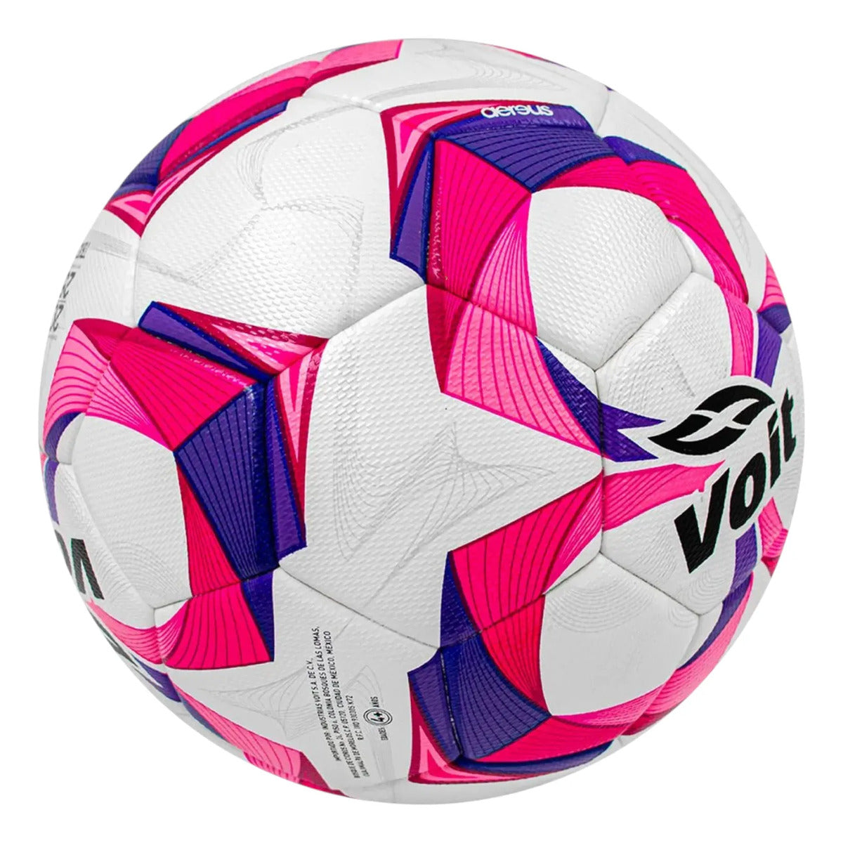 Balón De Fútbol Voit Aereus Rosa 2025 Quality Semipro No. 5