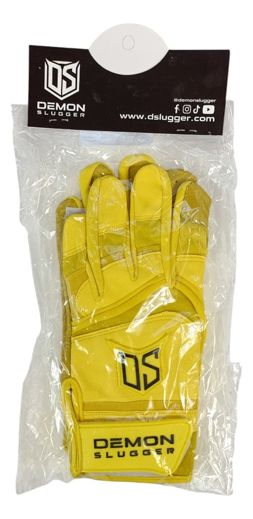 Guantes De Bateo Para Niño Demon Slugger Amarillo Yxl