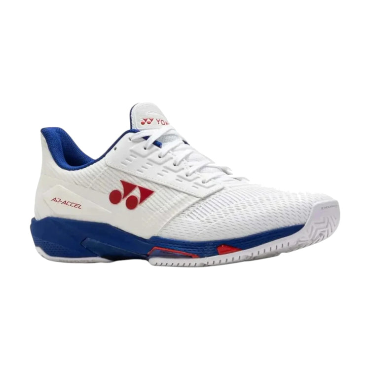 Tenis Yonex Power Cushion Ad-accel Wide Blanco Azul 29cm