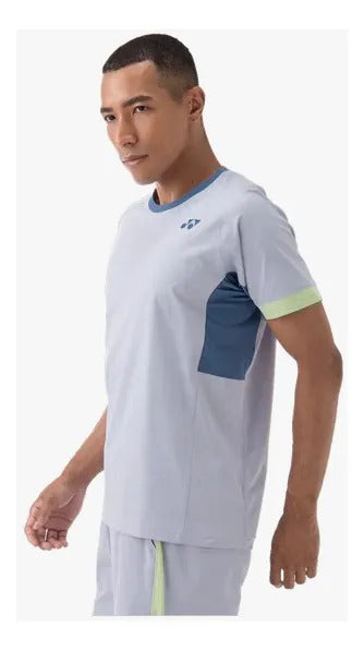 Playera Yonex Mens Crew Neck Mist Purple L