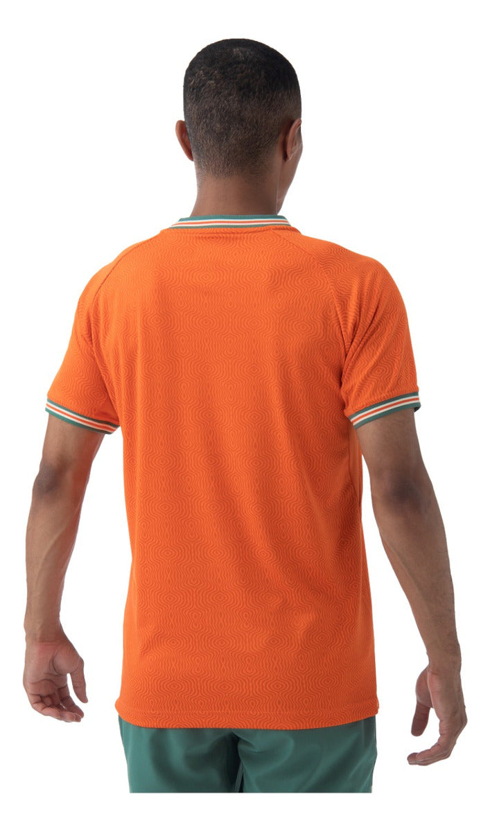 Playera Yonex Mens Crew Neck 10560ex Orange Grande
