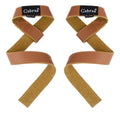 Straps Cabras Para Levantamiento De Pesas Piel Color Camell