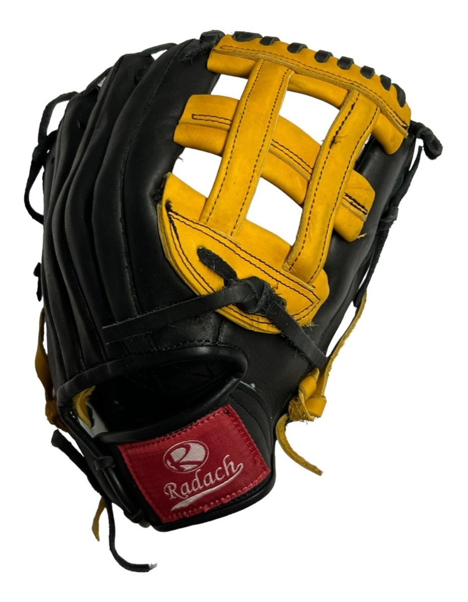 Guante De Beisbol Radach Pro Cuadro Caja H 12in Black Gold