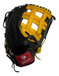 Guante De Beisbol Radach Pro Cuadro Caja H 12in Black Gold