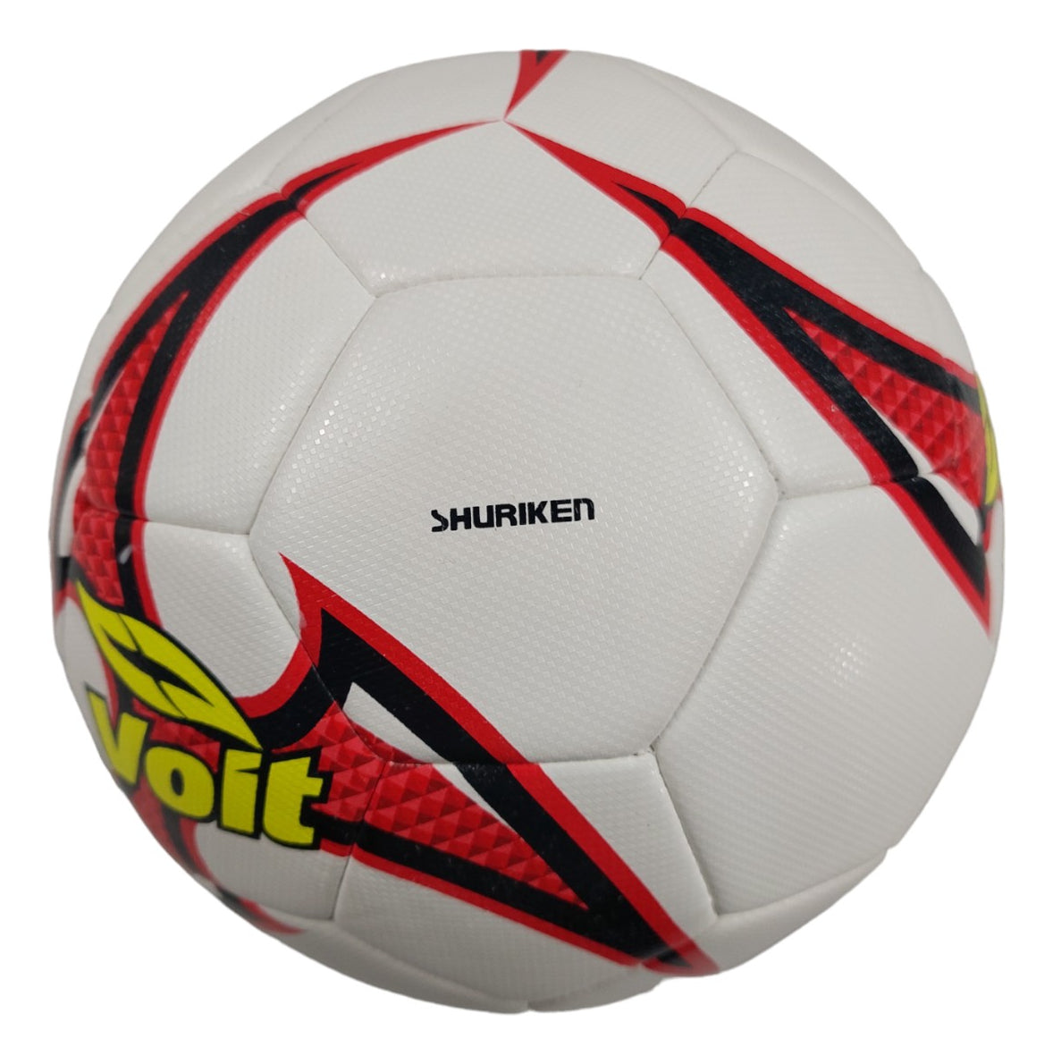 2- Pack Balón Voit Shuriken Hibrido N° 5 Color Blanco/rojo