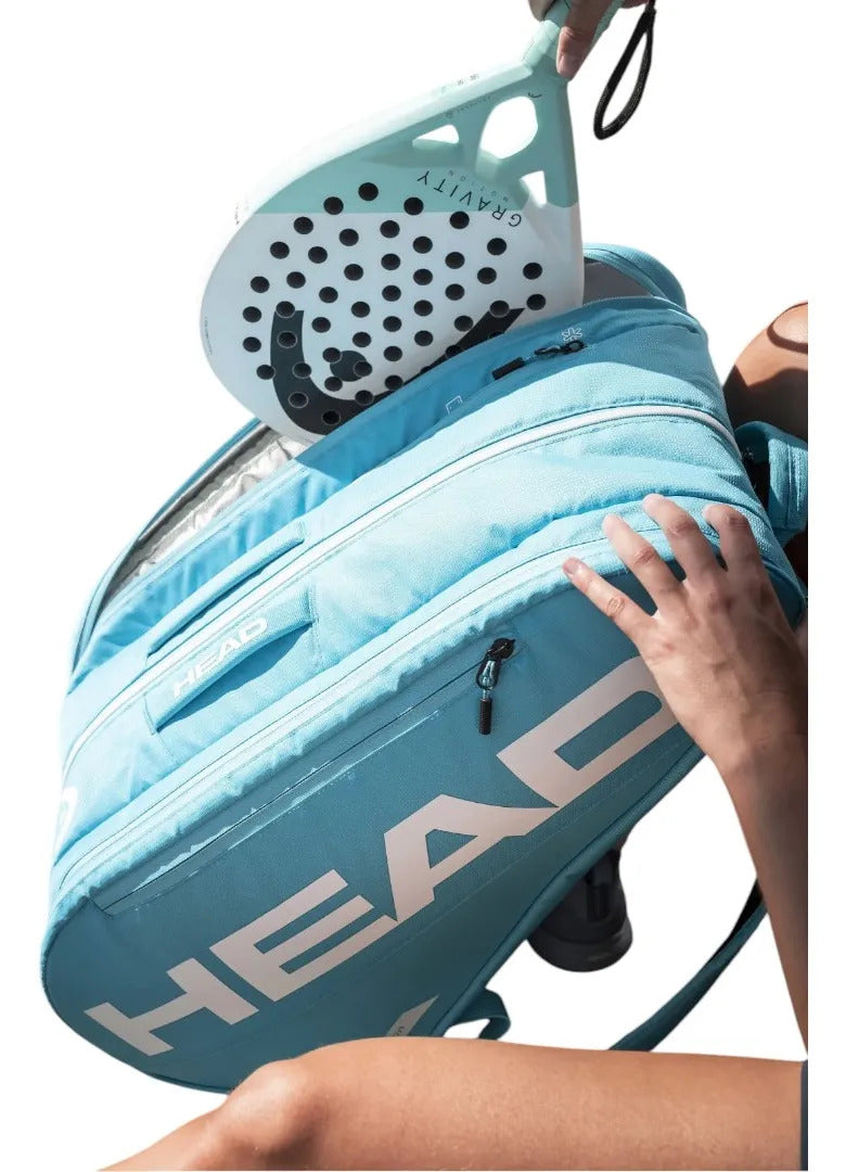 Paletero Pádel Head Tour L 40l Azul Con Cct+