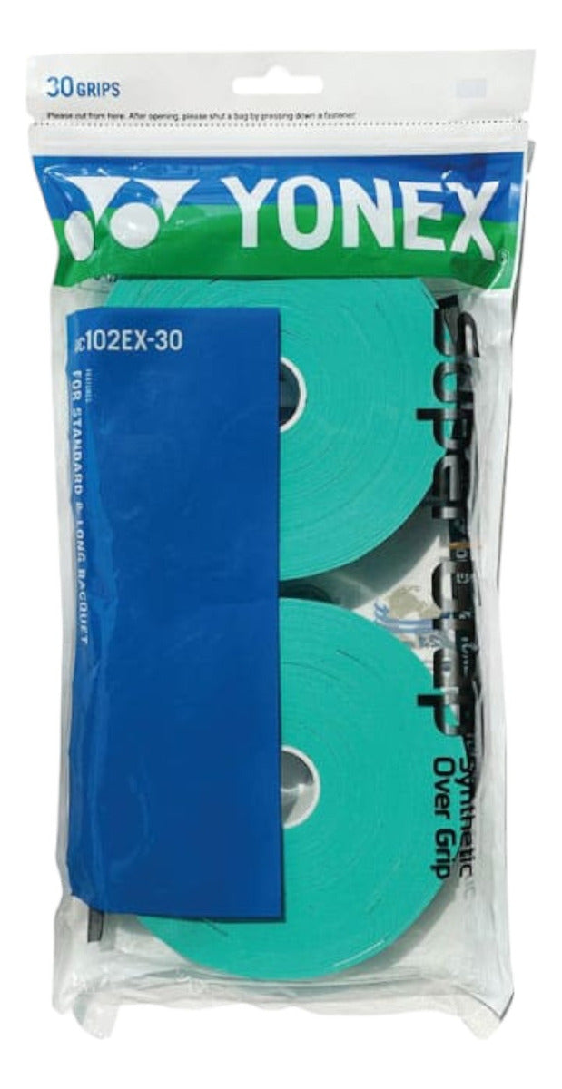 Overgrips Yonex Super Grap Rollo 30 Piezas Verde Mente