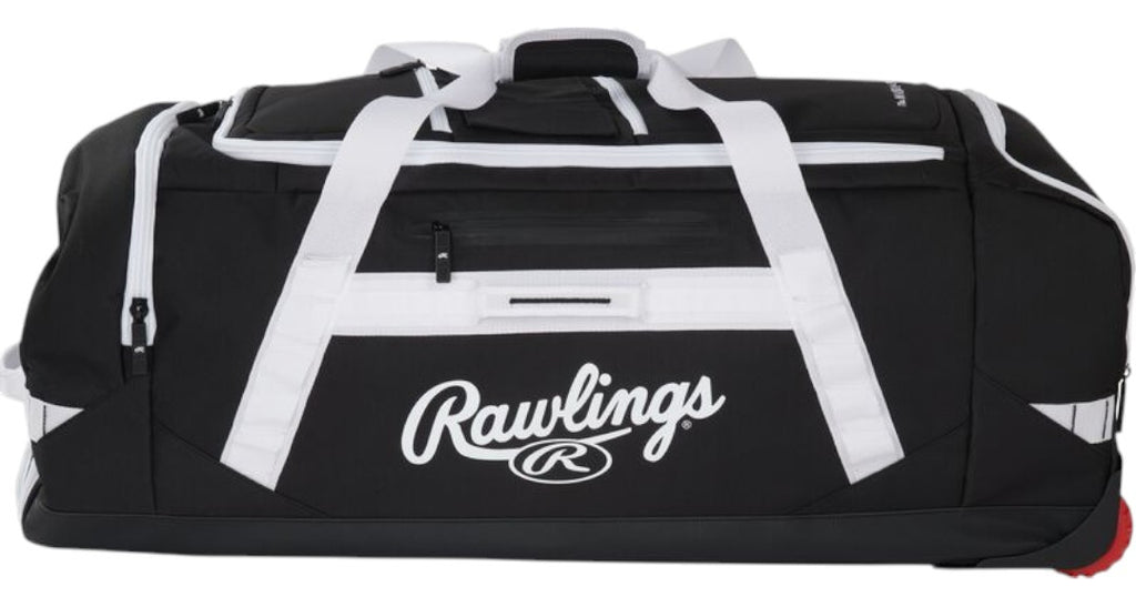 Maleta Con Ruedas Rawlings Yadi 2 Para Beisbol Softbol Negra