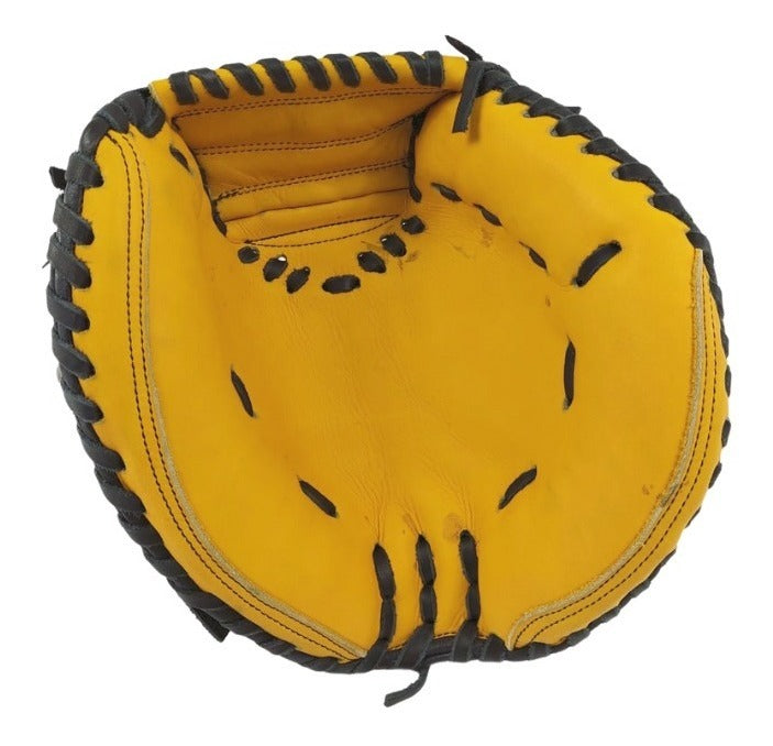 Guante De Beisbol Radach Pro Cátcher 33in Negro Amarillo