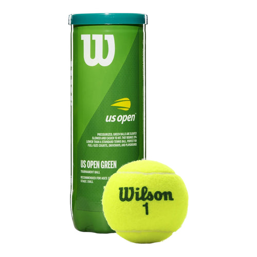24 Pack Pelota Para Mini Tenis Wilson Us Open Punto Verde