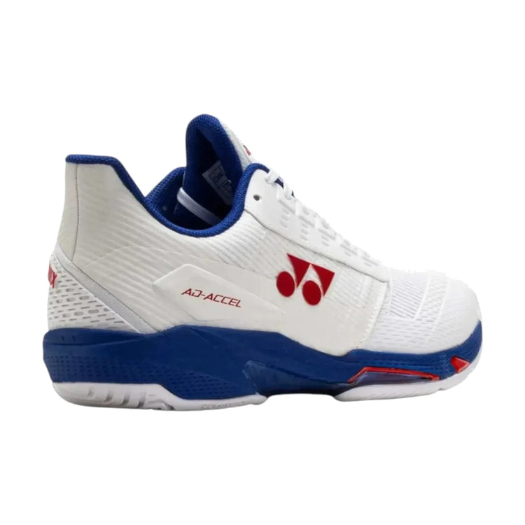 Tenis Yonex Power Cushion Ad-accel Wide Blanco Azul 29cm