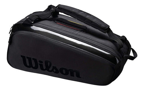 Raquetero Super Tour 15pk Pro Staff Wilson Color Negro