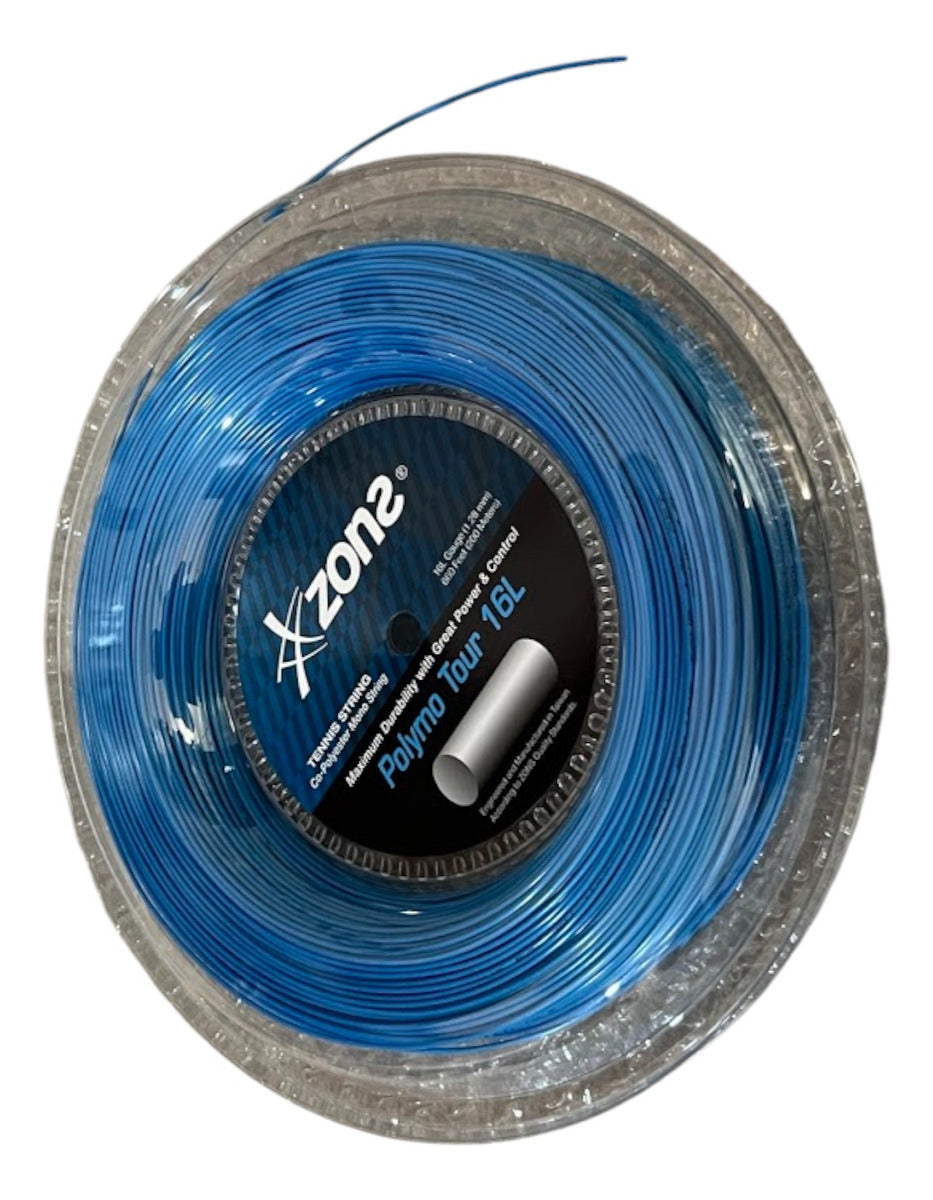 Rollo De Cuerda Para Raqueta Zons Polymo Tour Sky Blue 16l