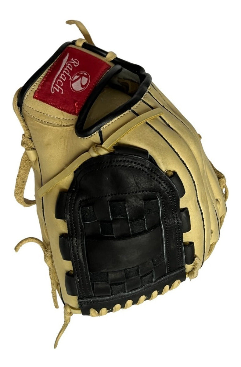 Guante De Beisbol Radach Pro Cuadro Pitcher 12in Bone Black