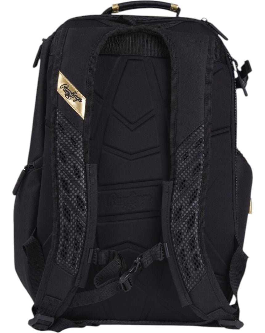 Backpack De Béisbol Rawlings Gold Collection Utility Black