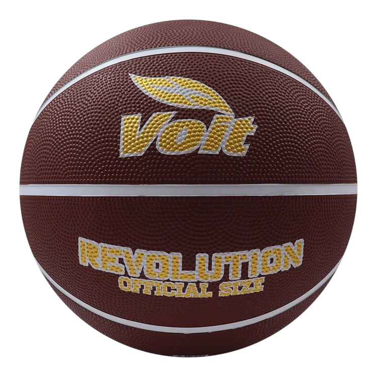 Balón de basquetbol Voit Revolution II No. 7 Café