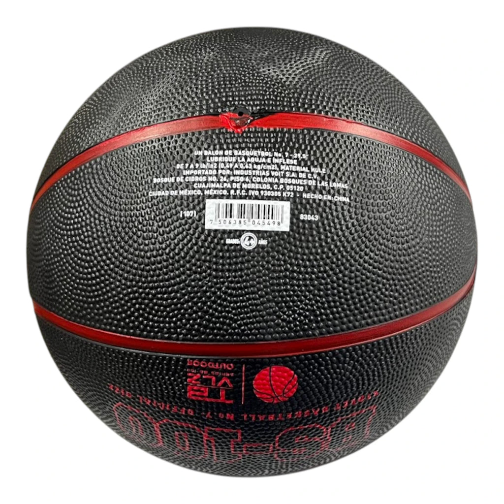 Balon de basquetbol Voit BS-100 No. 7 Negro