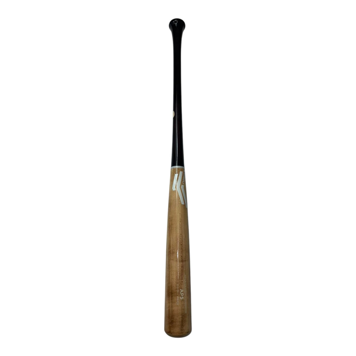 Bat de Beisbol Overfly Pro Elite AP5 Maple 33.5in 31oz Natural Flameado diagonal vertical 2