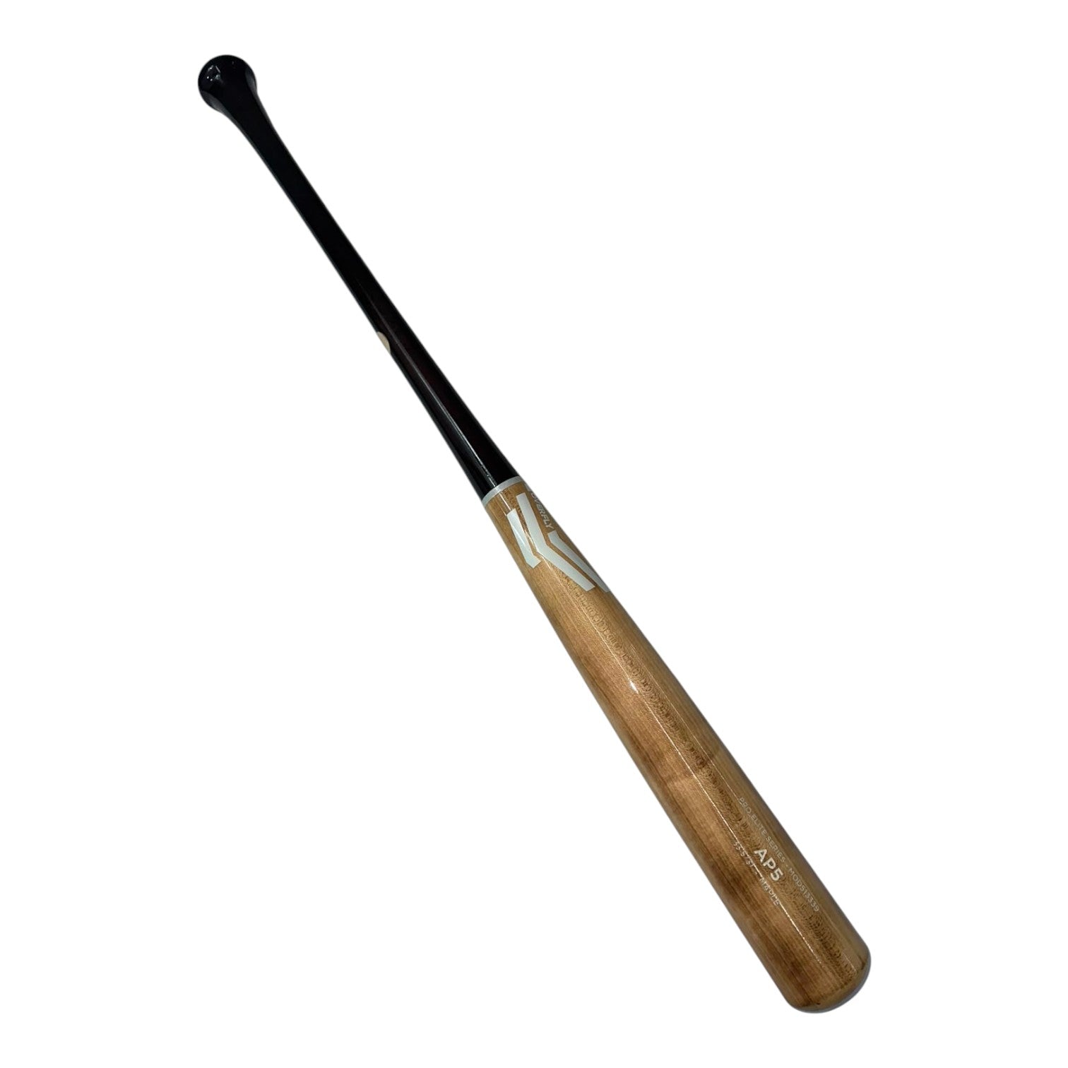 Bat de Beisbol Overfly Pro Elite AP5 Maple 33.5in 31oz Natural Flameado diagonal 1