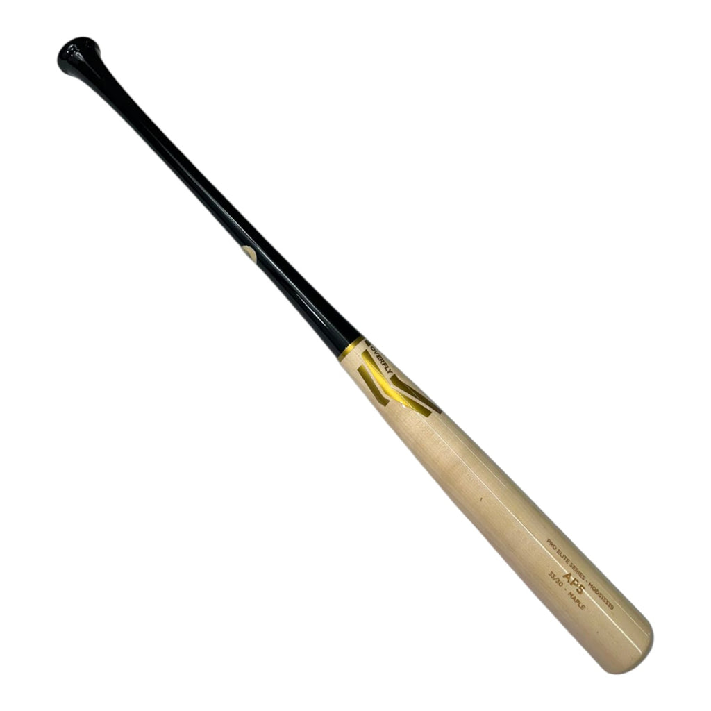 Bat de Beisbol Overfly Pro Elite AP5 Maple 33in 30oz Natural Black diagonal